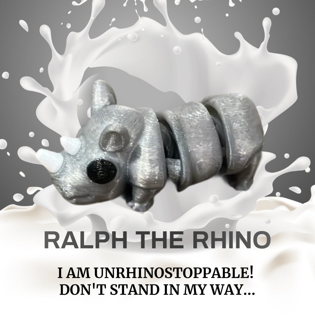 Ralph The Rhino Fidget Toy