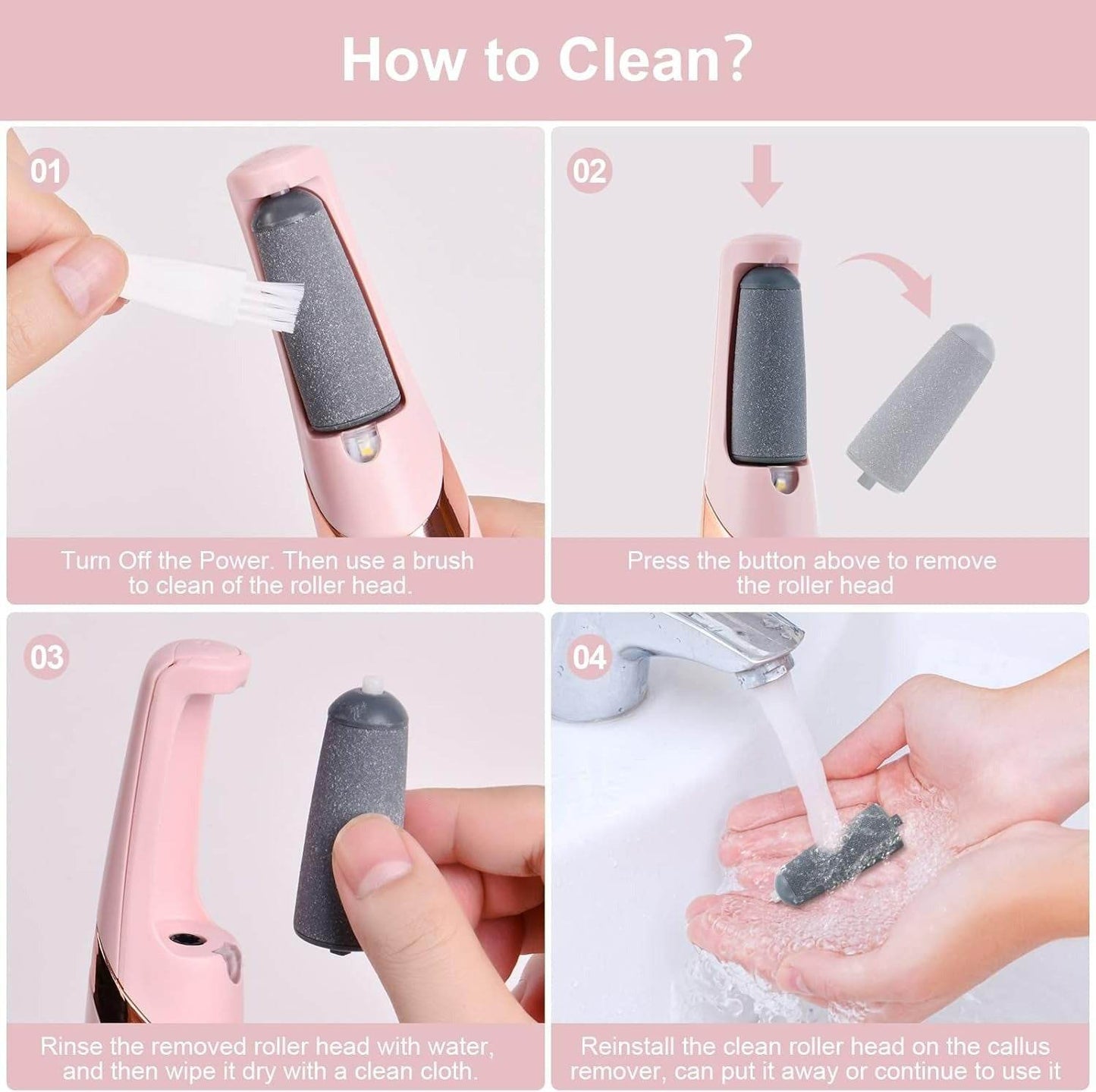 Electric Pedicure Foot File And Callus Remover