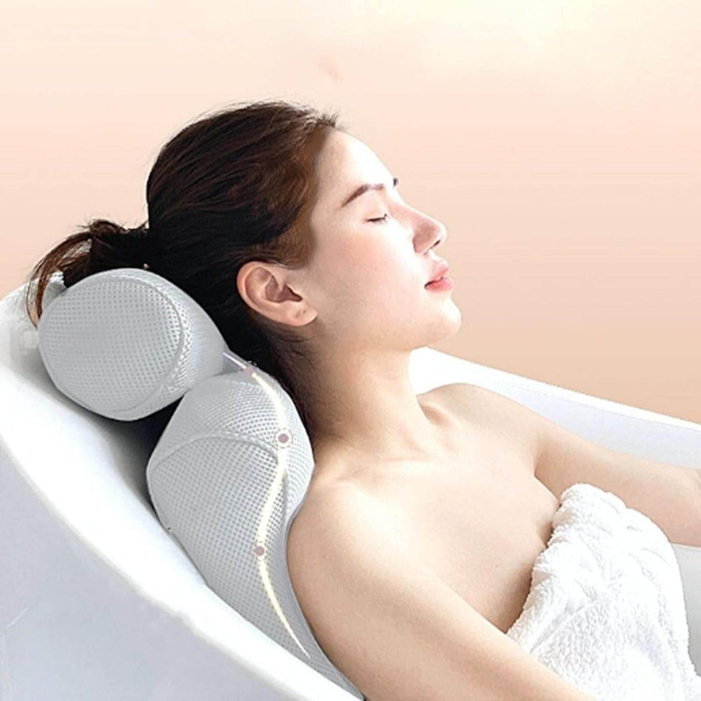 3D Mesh Soft Bathtub Pillow