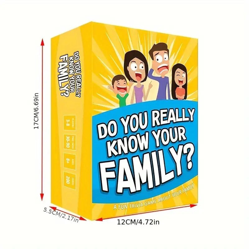 Do You Really Know Your Family Card Game