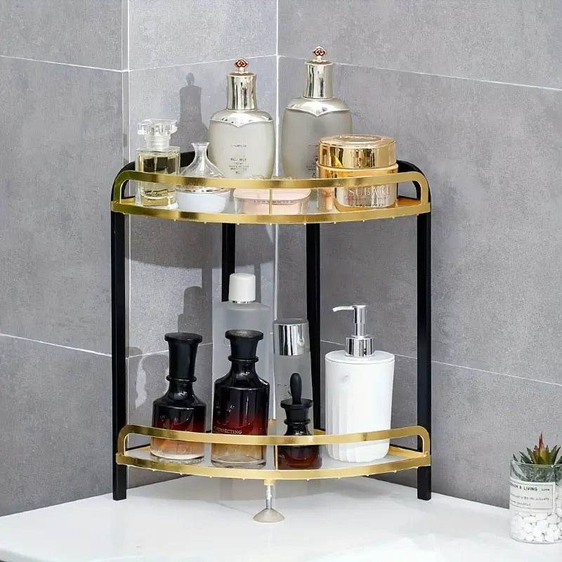 Wrought Iron Corner Kitchen or Bathroom Shelf (Each)