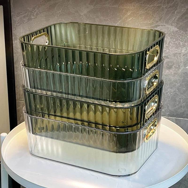 Transparent Stackable Acrylic Storage Basket