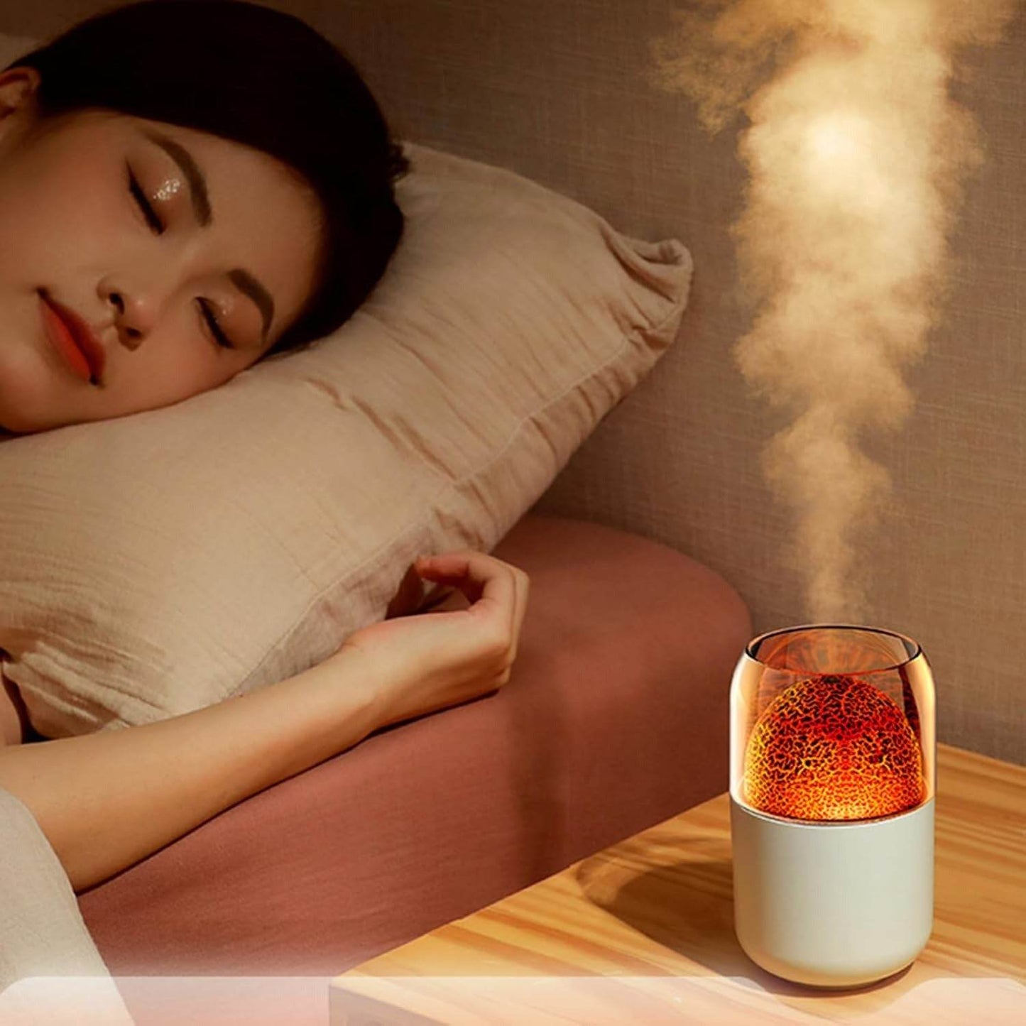 Volcano Flame Diffusing Humidifier