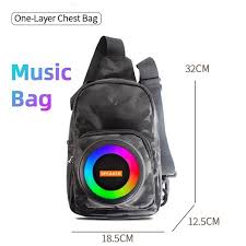 RGB LED Speaker Backpack