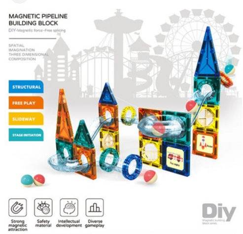 Magnetic Building Blocks (97 pcs)