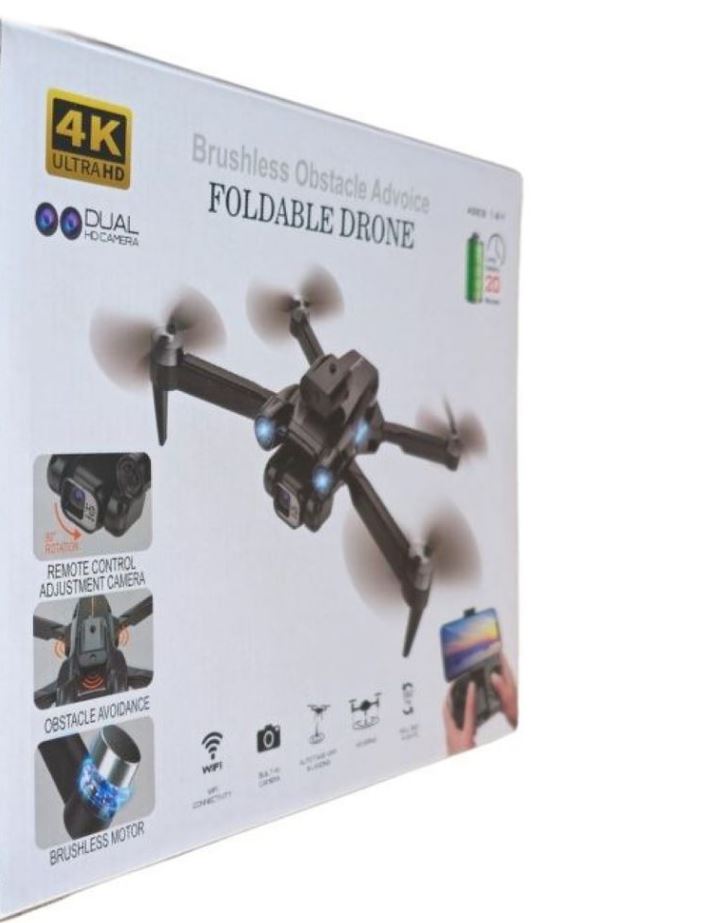 Foldable Brushless Drone With Dual HD Camera