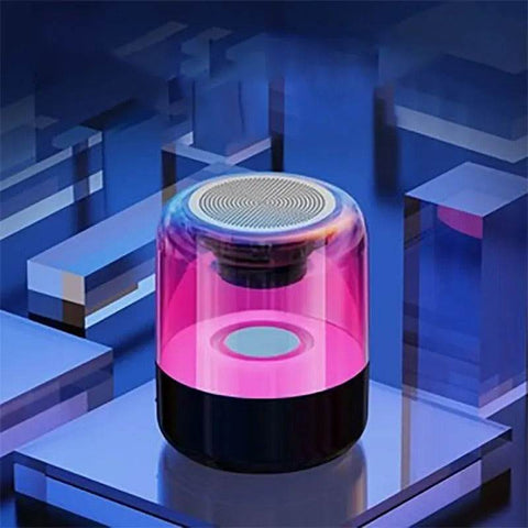 Clear Cube Bluetooth LED Light Speaker