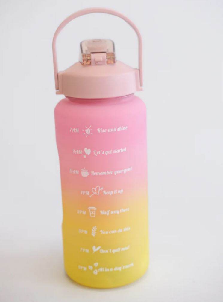 Vibrant Motivational Water Bottle (2L)(Each)