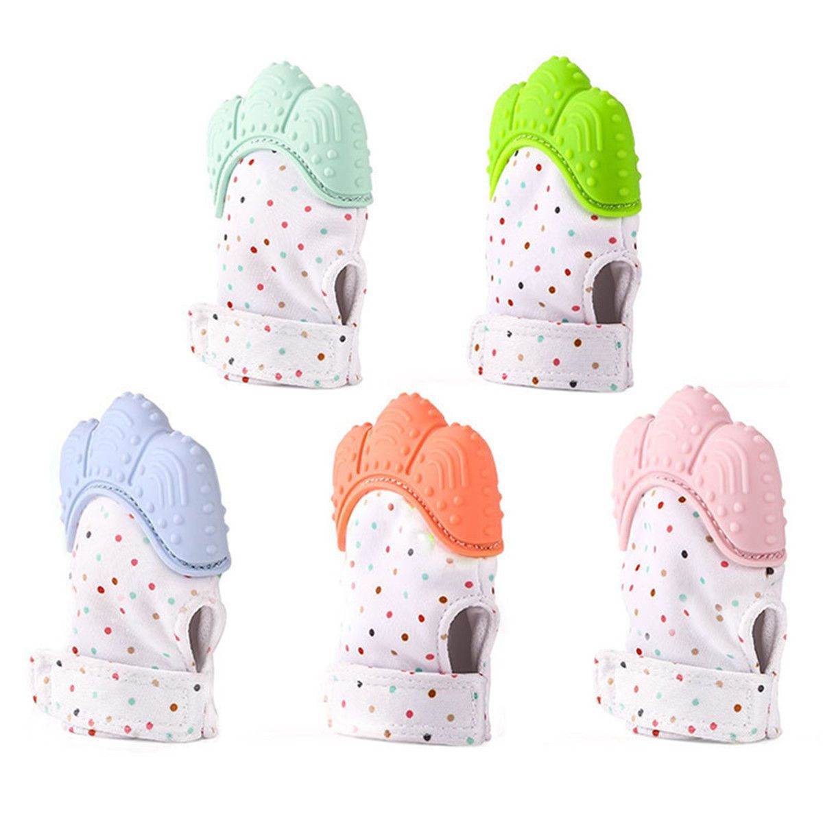 Gummy Glove Teething Mitten Bear Claw Design