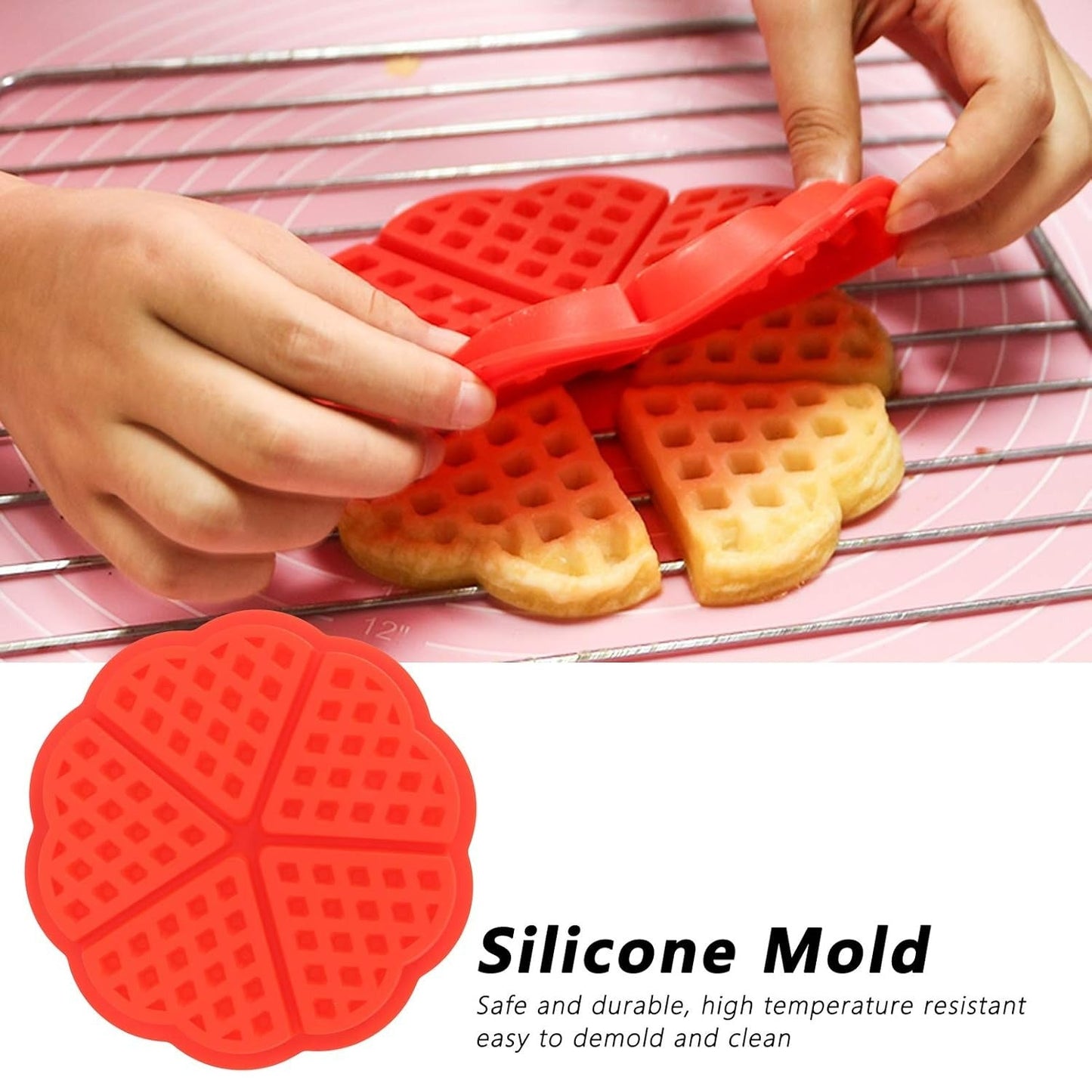 Silicone Baking Waffle Mold
