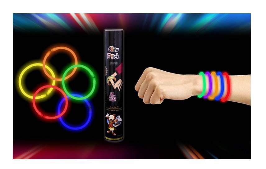 Fluorescent Glow Sticks (50 pcs)