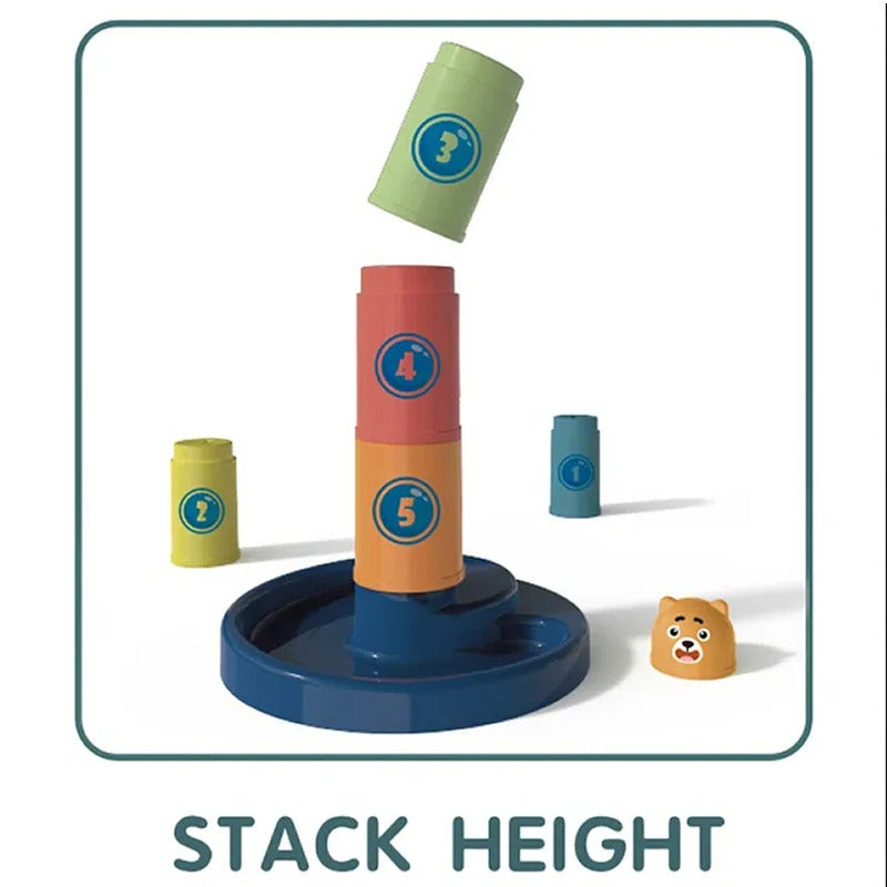 Plastic Cup Stacking Throwing Ring (14pcs)