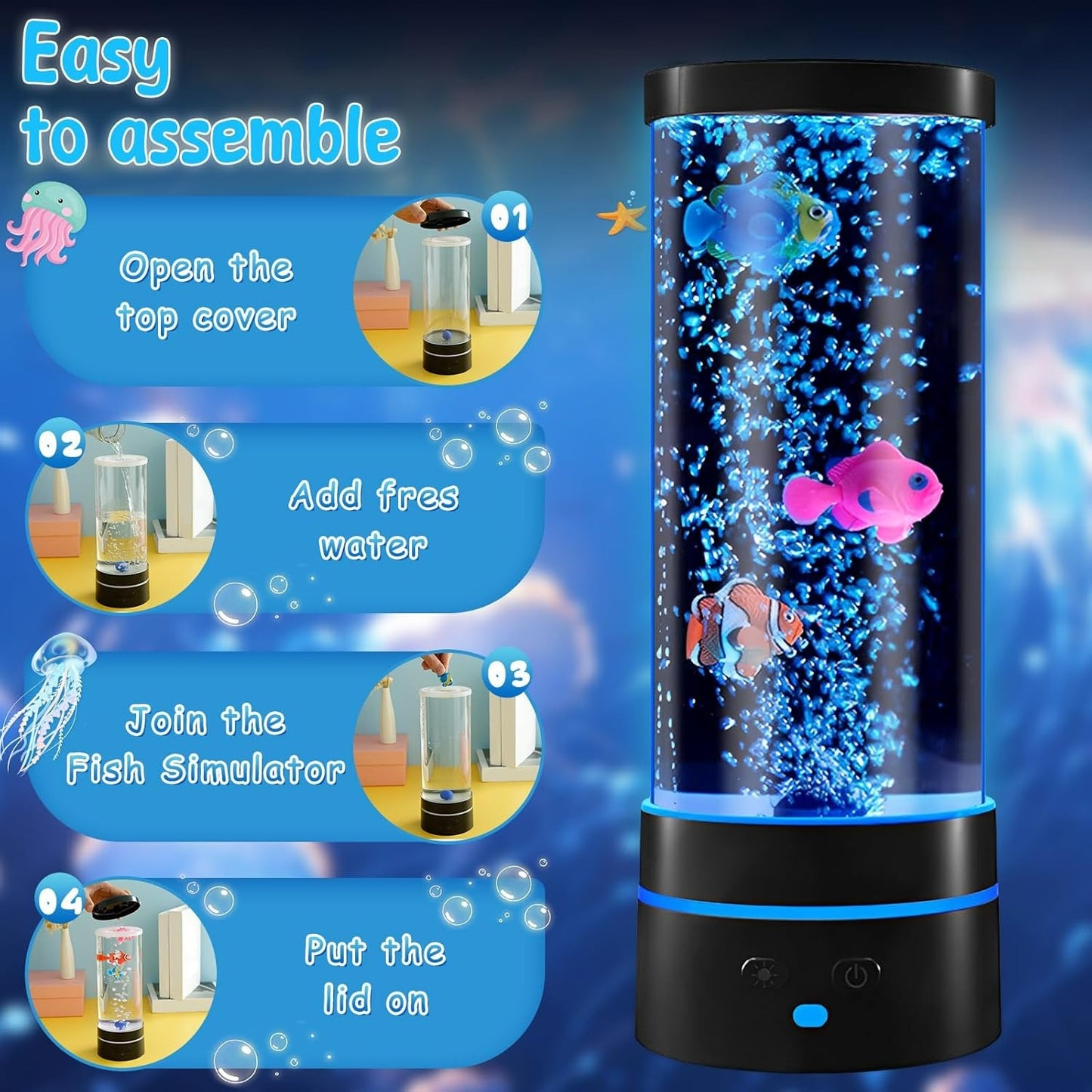 Fish Bubble Mood Lamp