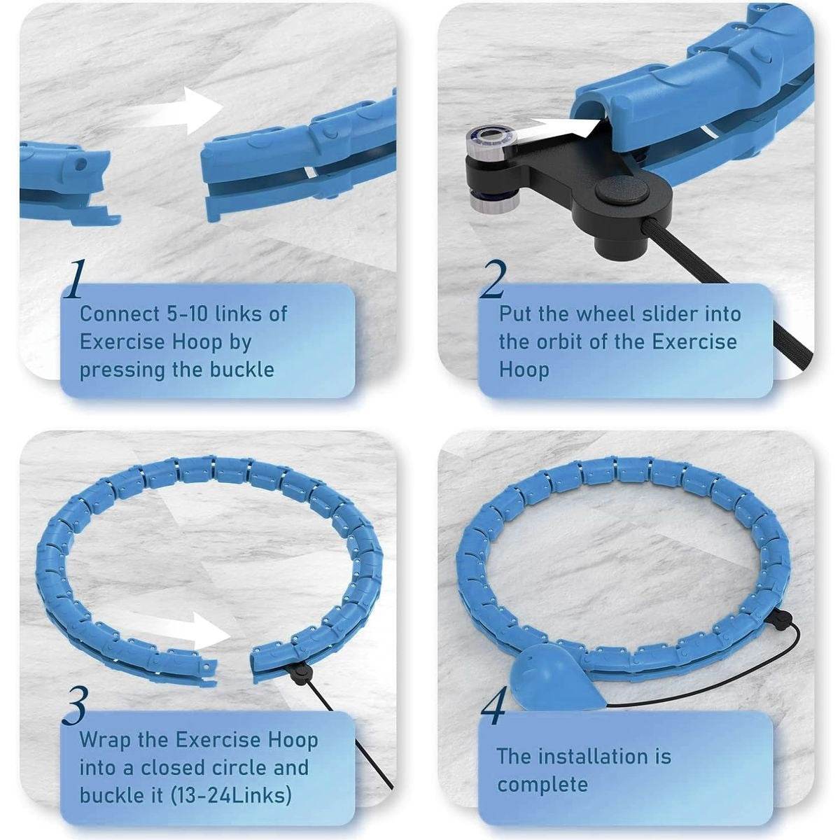 Smart Weighted Hula Hoop (Random Colour)