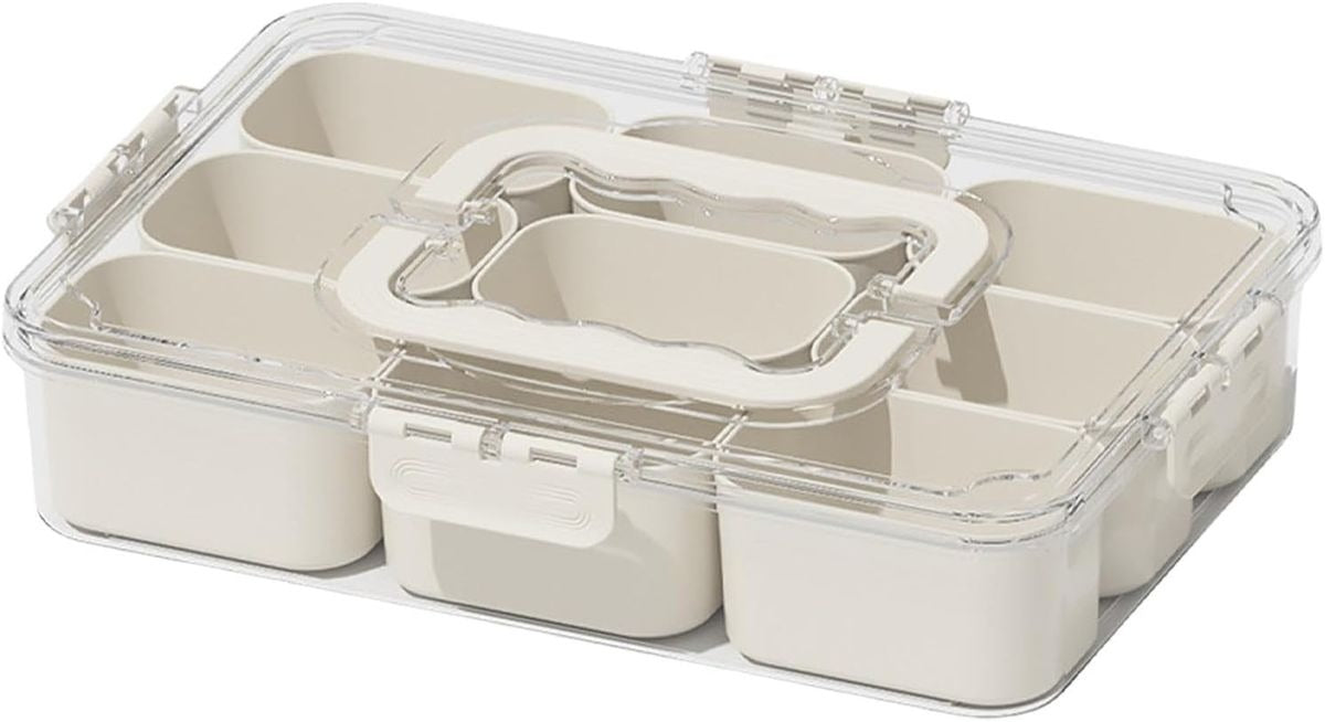 Sealed snack container (9 compartments)