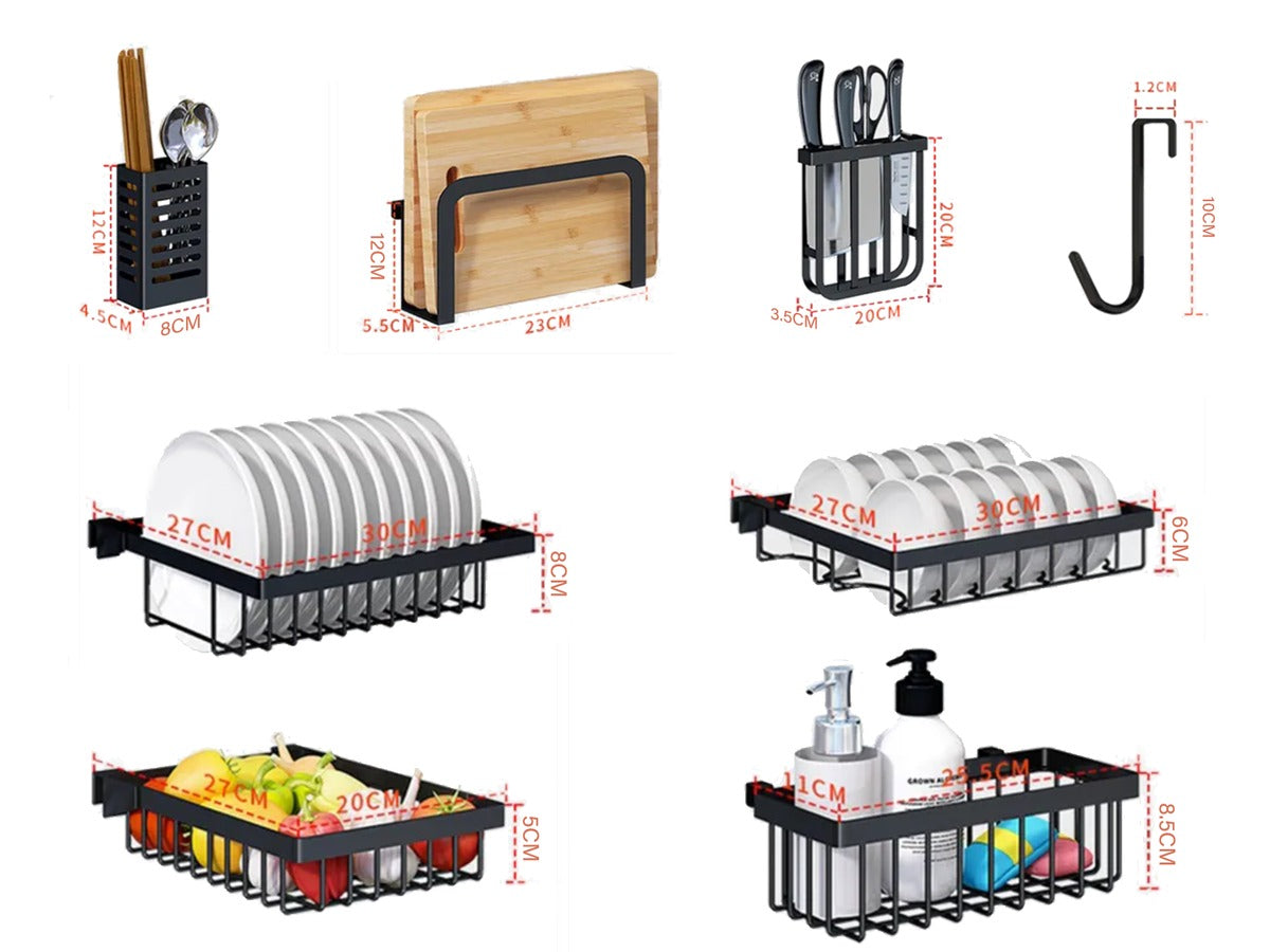 2 Tier Over Sink Dish Drying Rack Kitchen Organizer
