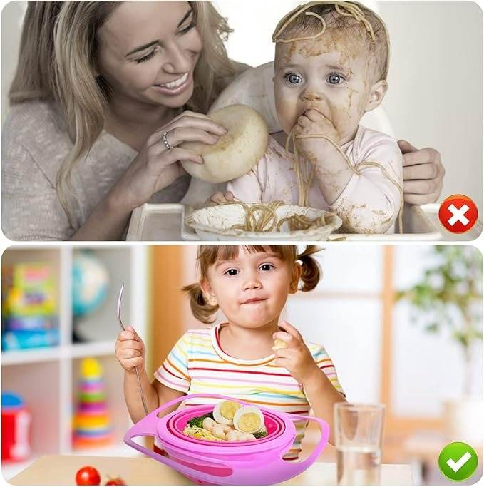 Non Spill Toddler Gyro Bowl