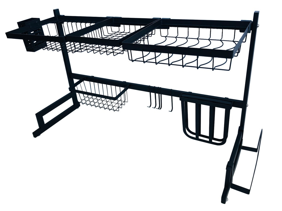 2 Tier Over Sink Dish Drying Rack Kitchen Organizer