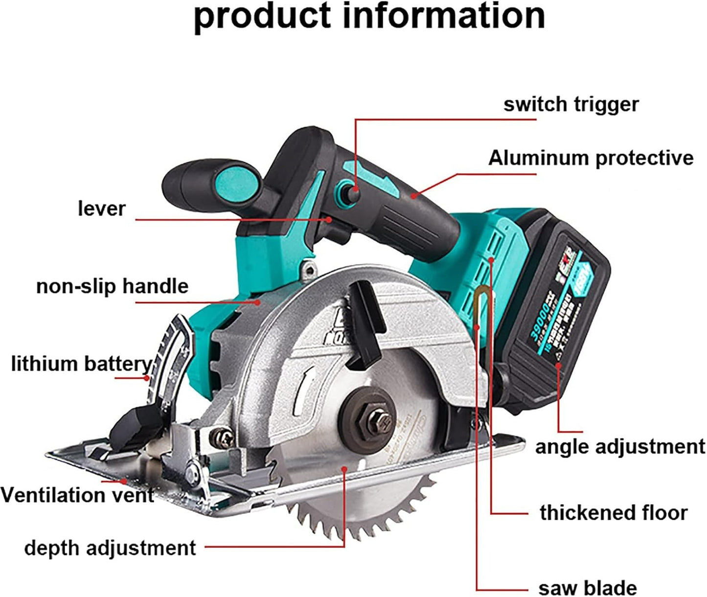 Cordless Electric Circular Saw