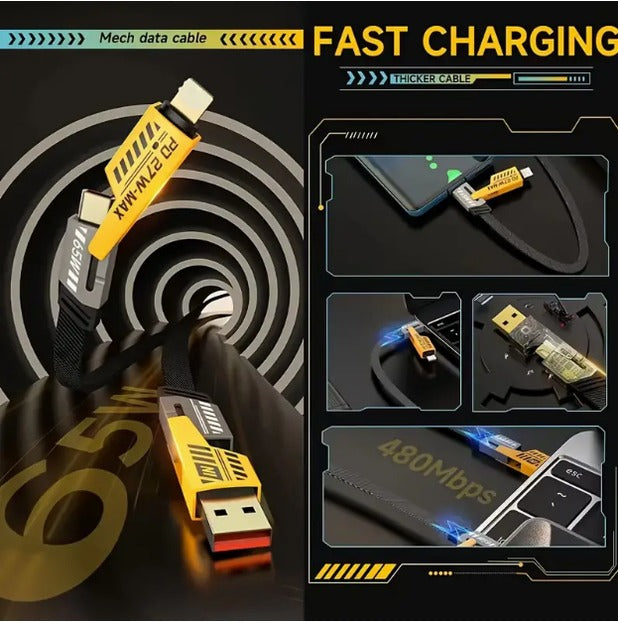 4-In-1 Premium Fast Charging Cable