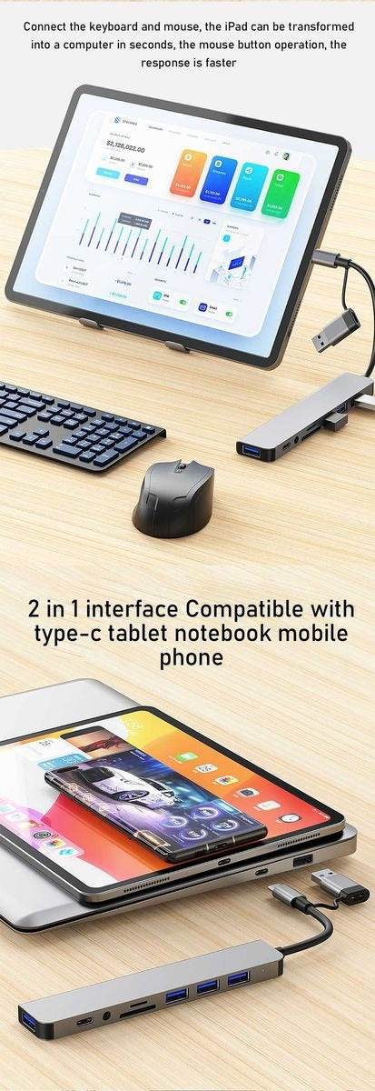 8 In 1 Connection Hub