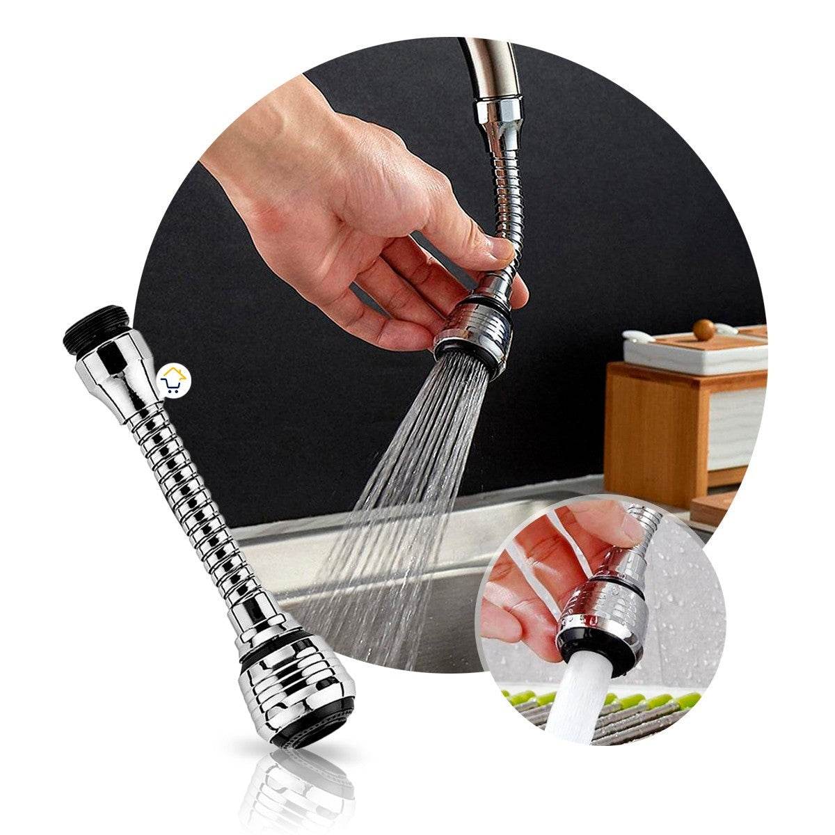 Turbo Flex 360 Sink Faucet Sprayer Jet Stream