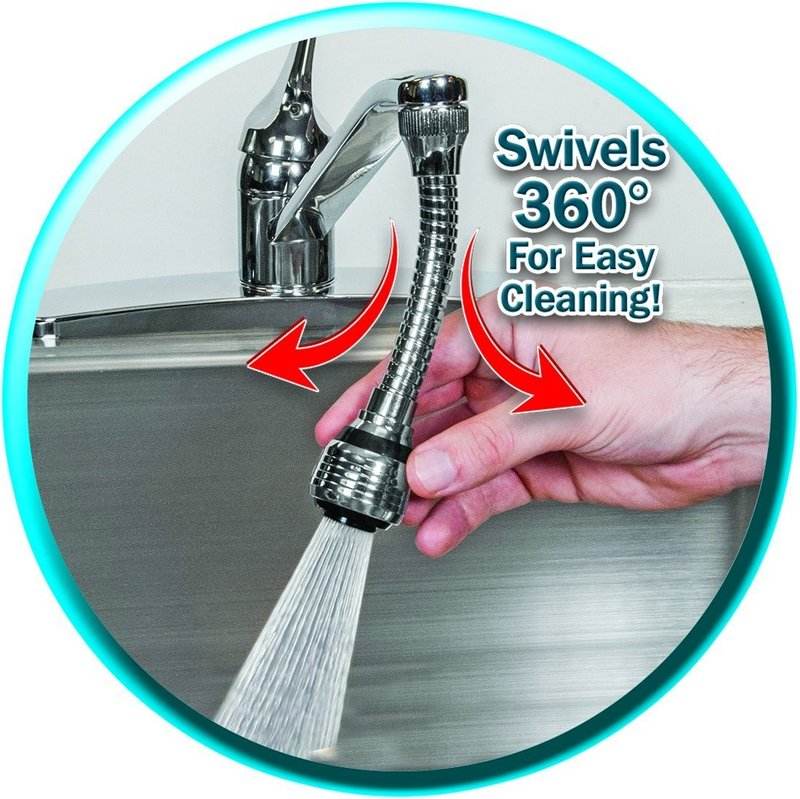 Turbo Flex 360 Sink Faucet Sprayer Jet Stream