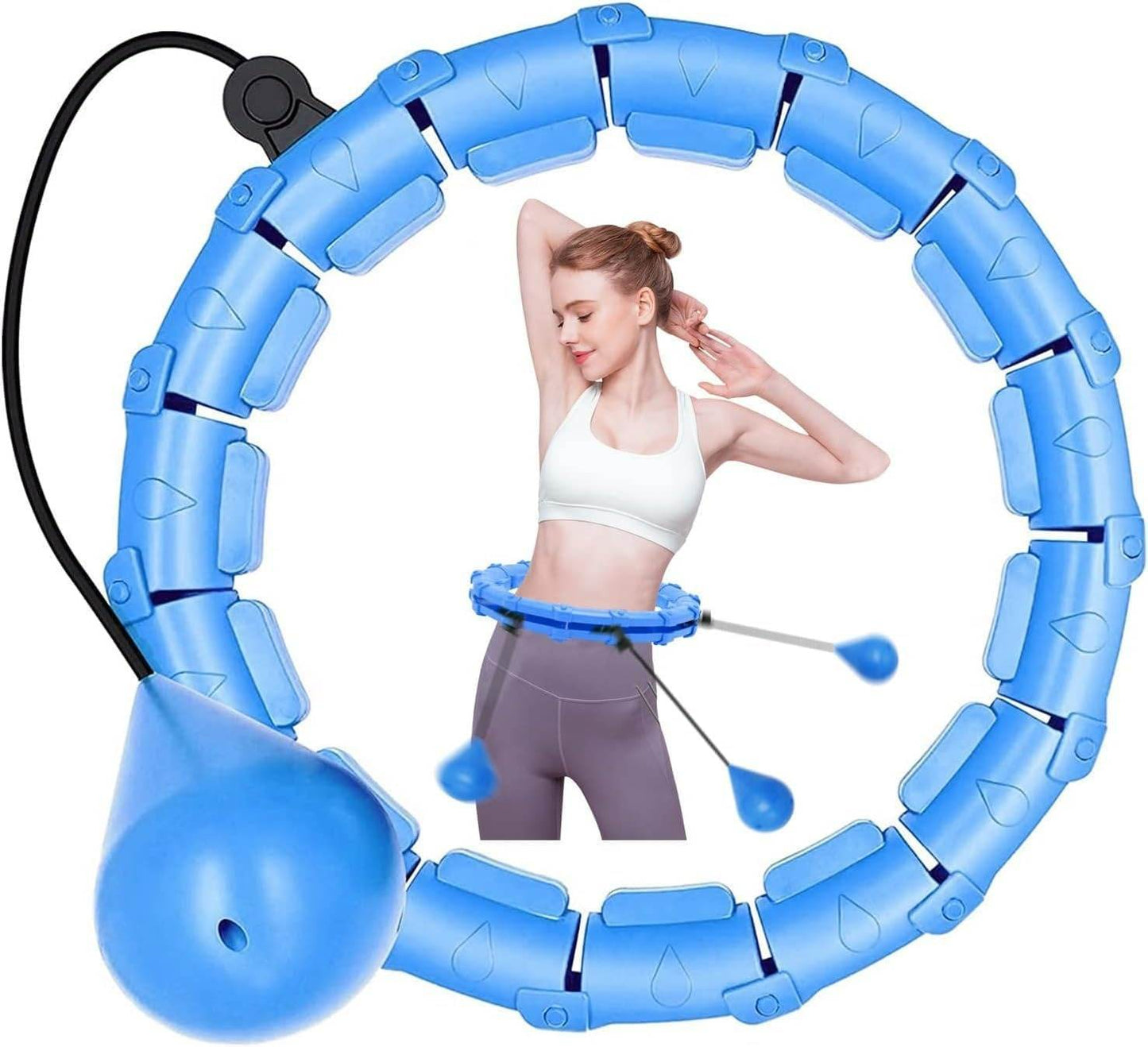 Smart Weighted Hula Hoop (Random Colour)