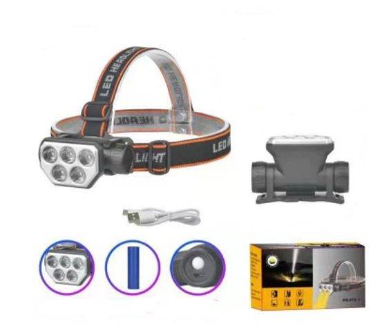 White and Blue Double Beam Headlight - DMC Wholesale