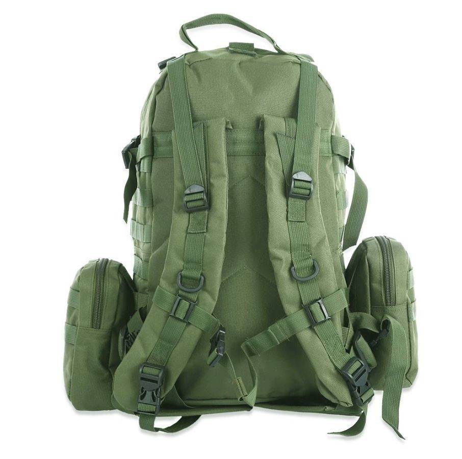 Travel Camping Bag With Three Molle Bags (Green) - DMC Wholesale