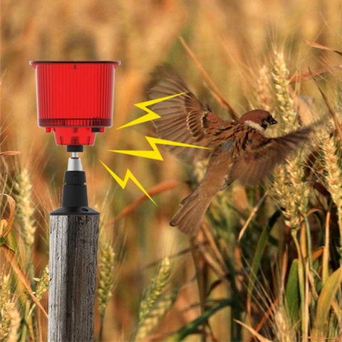 Solar Outdoor Animal Sound Repeller - Alt View
