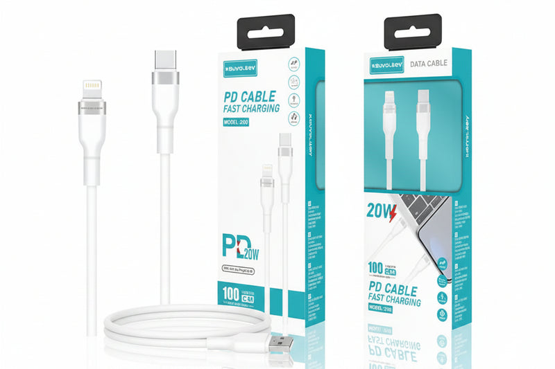 PD Cable Fast Charging 20W USB-C 100cm
