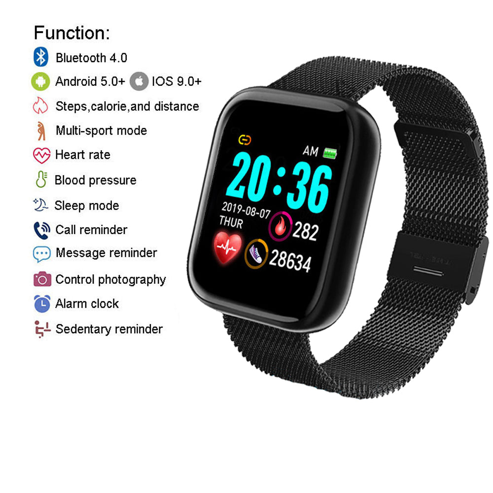 Square Smart Bracelet (Black)