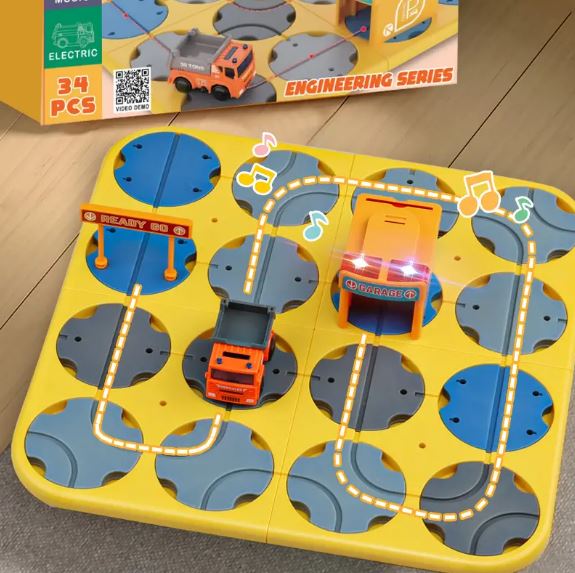 Brain Teaser Puzzles Maze Race Track (Road Works)