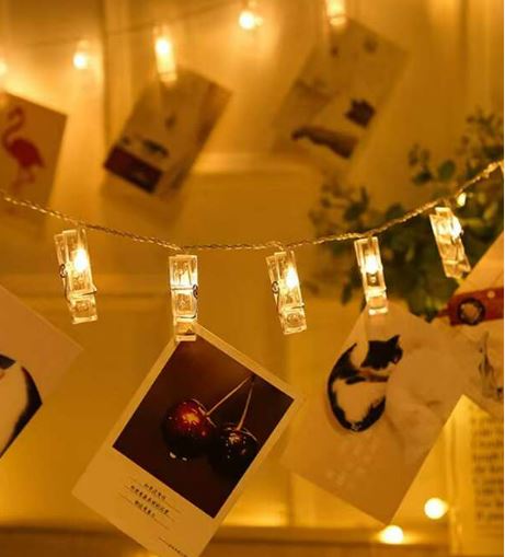 Photo Peg String Light (20L)(3m)(Yellow)