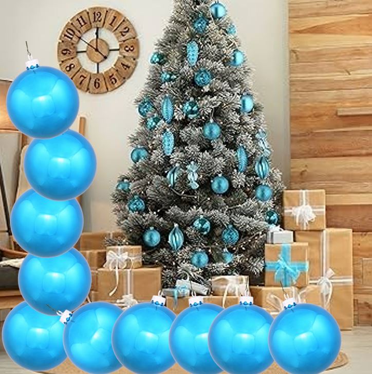 Shiny Christmas Decorative LED Lights (10 pcs)(Blue)