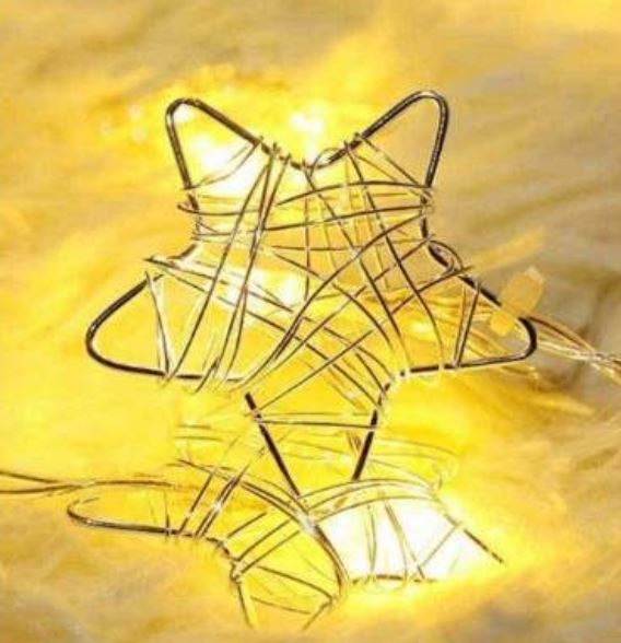 Decorative Star String Light (10L)(2m)(Yellow)