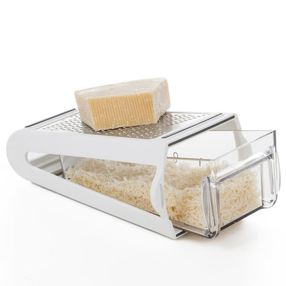 Two Way Cheese Grater With Removable Container