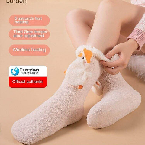 Rechargeable Heating Electric Socks - Alt View