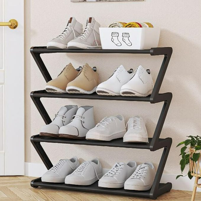 Z-Shape Shoe Stand Organizer (4 Tier)