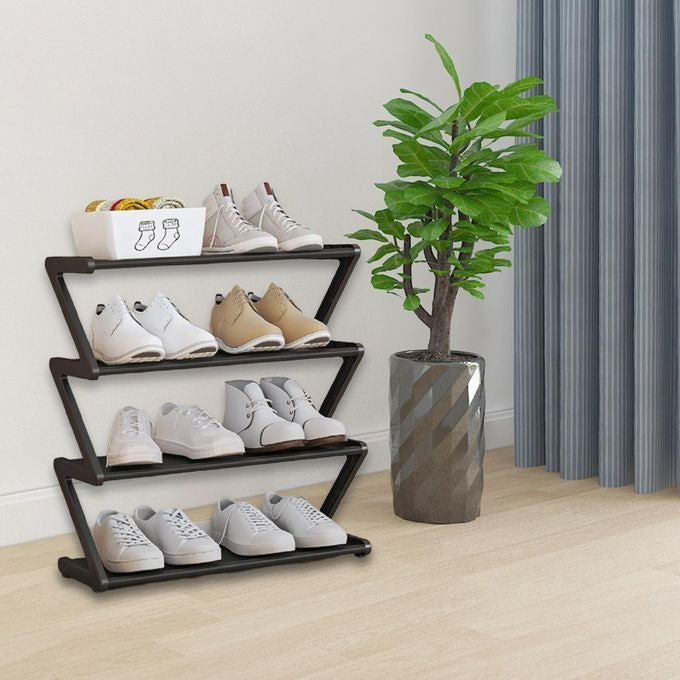 Z-Shape Shoe Stand Organizer (4 Tier)