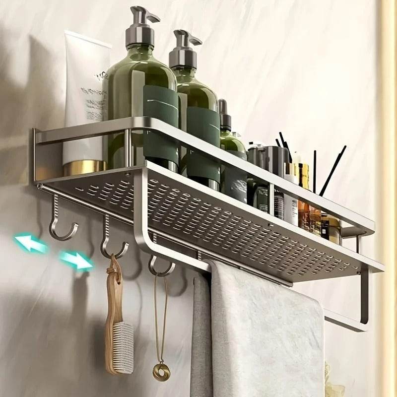 Towel Rod Wall Mounted Storage Rack (40cm)