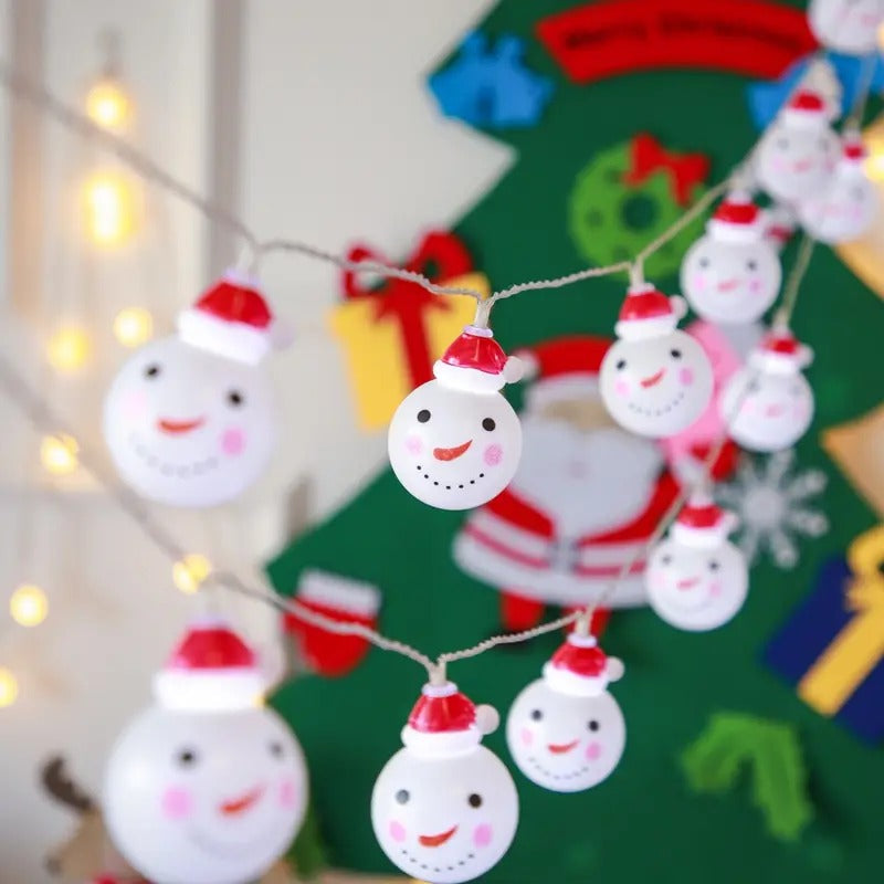 3D Decorative Snowman String Light (3m)