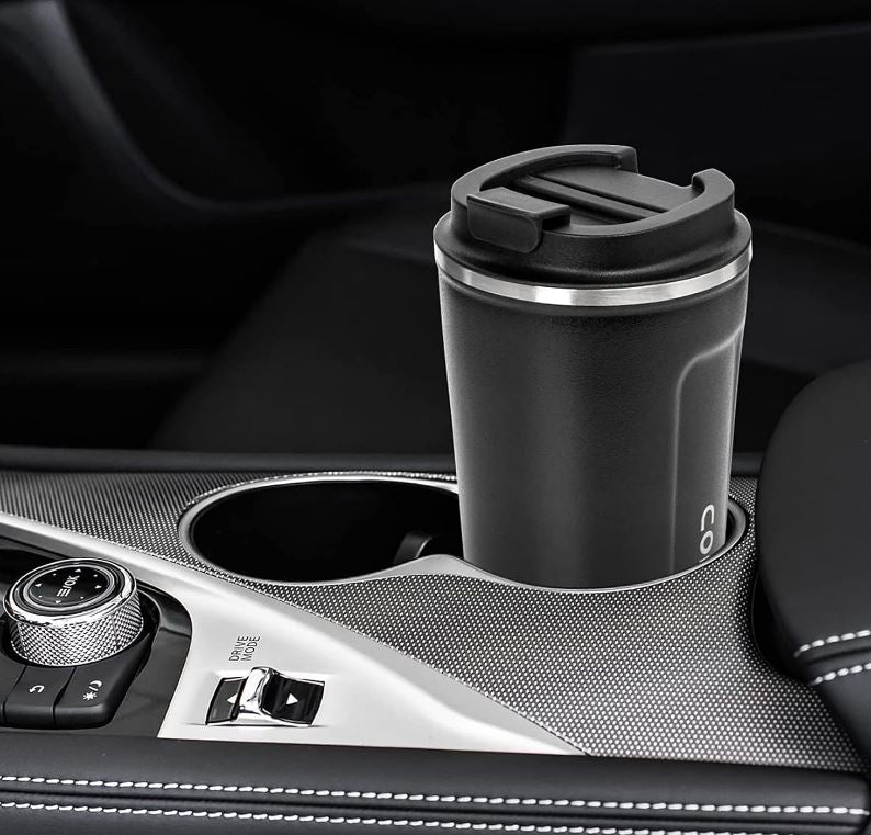 Double Stainless Steel Thermos Coffee Cup (500ml)