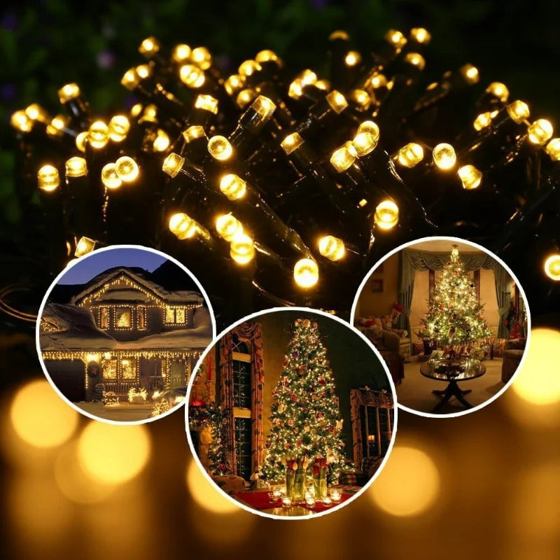 Solar Powered Fairy Garden Lights (6.5m)