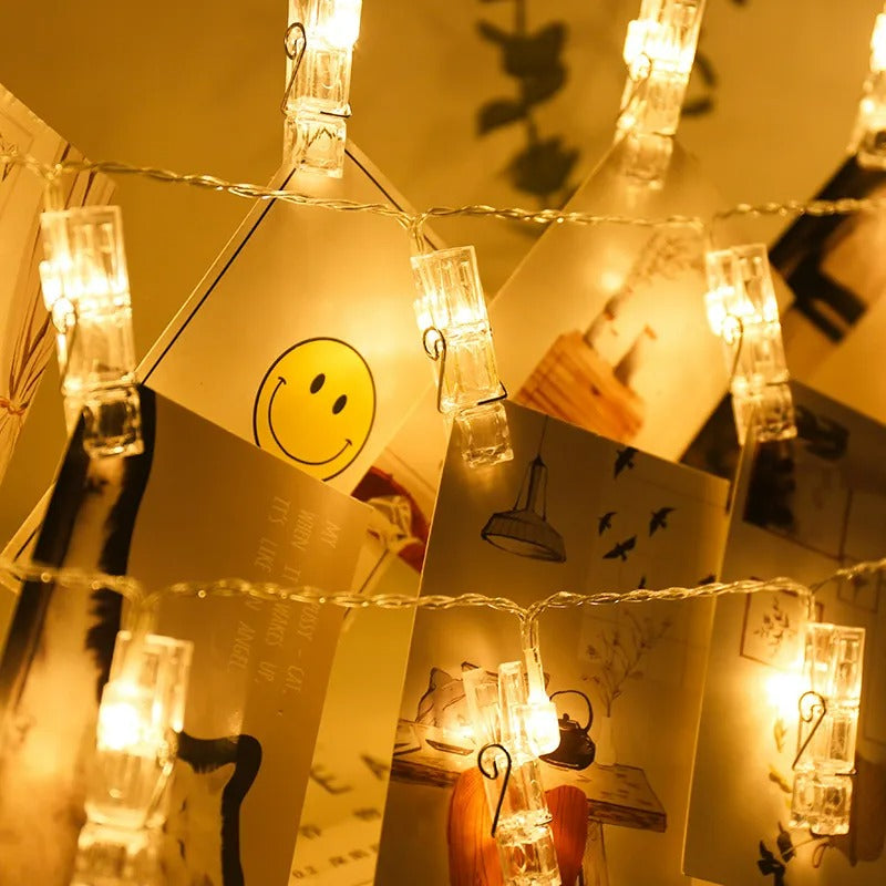 Photo Peg String Light (20L)(3m)(Yellow)