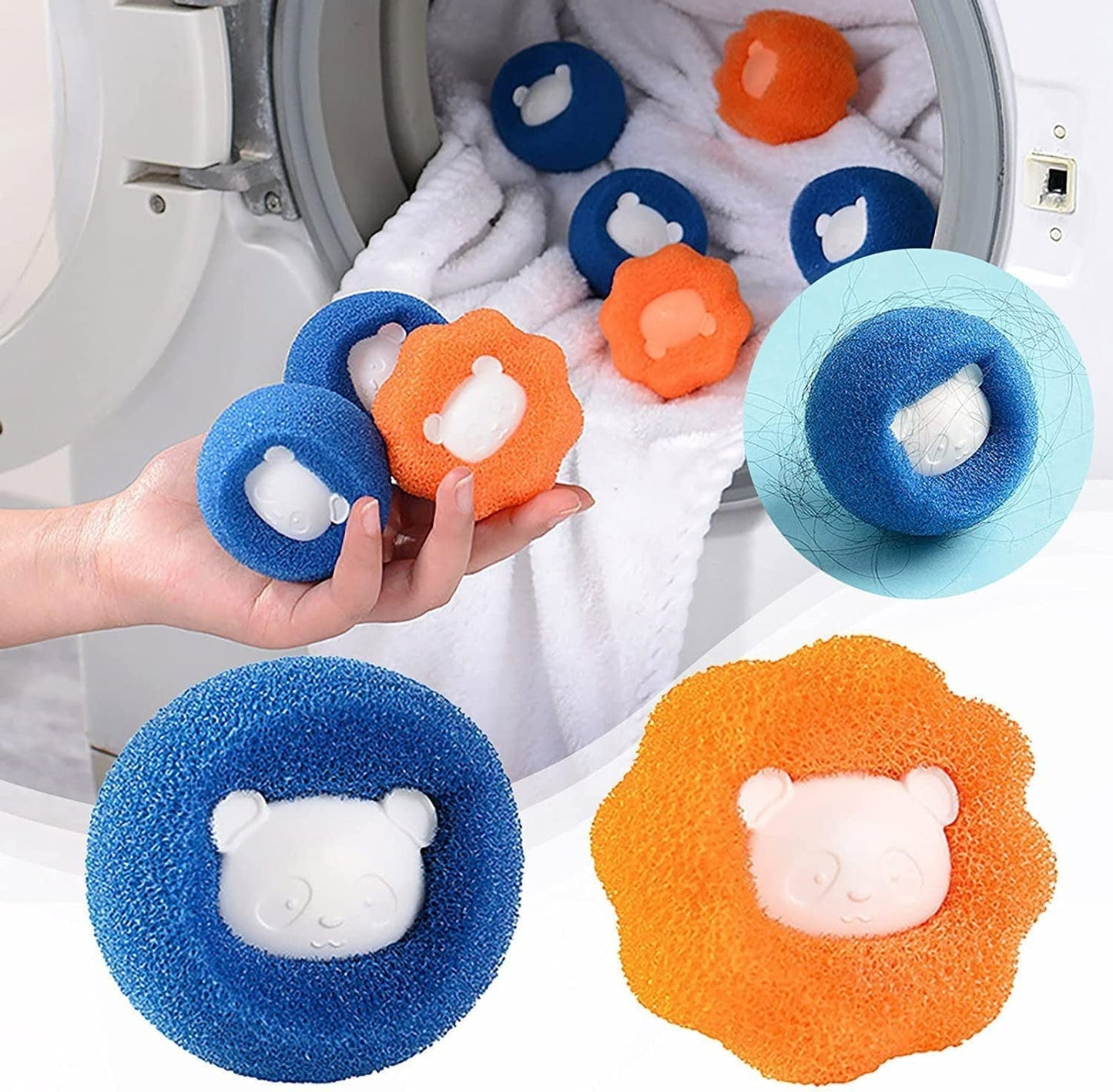 Washing Machine Reusable Cleaning Balls (2 pcs)