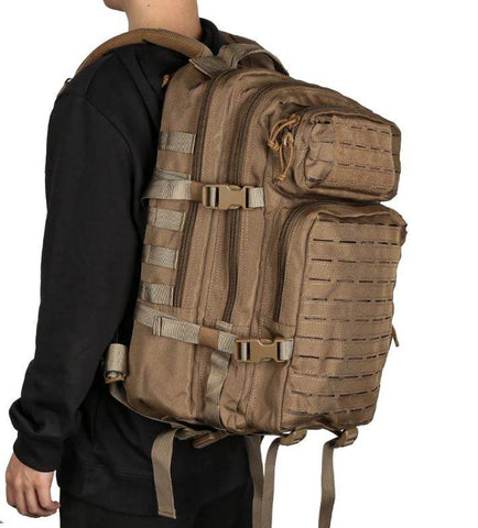 Multi-Layer Tactical Lasercut Backpack - Alt View