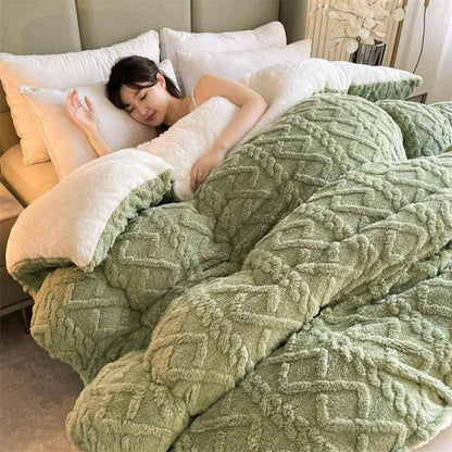 Extra Soft Plush Cashmere Comforter Set (5 pcs) - DMC Wholesale