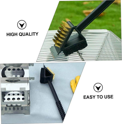 3in1 BBQ Grill Cleaner with Scraper - DMC Wholesale